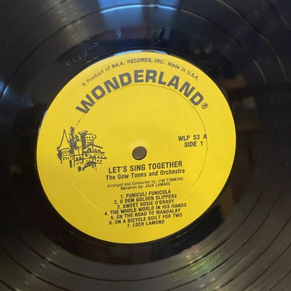 The Glow-Tones Let's Sing Together (Vinyl) Golden Records WLP 53 VG LP Record - Picture 8 of 10